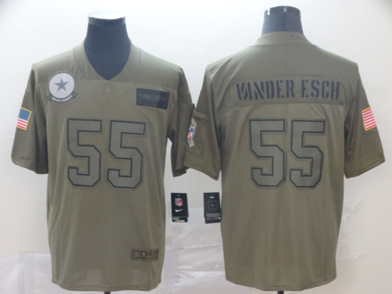 NFL Dallas Cowboys #55 Vander Esch Salute to Service Limited Jersey