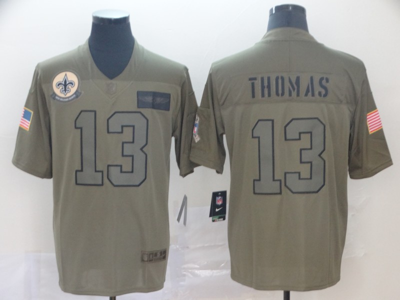 NFL New Orleans Saints #13 Thomas Salute to Service Limited Jersey