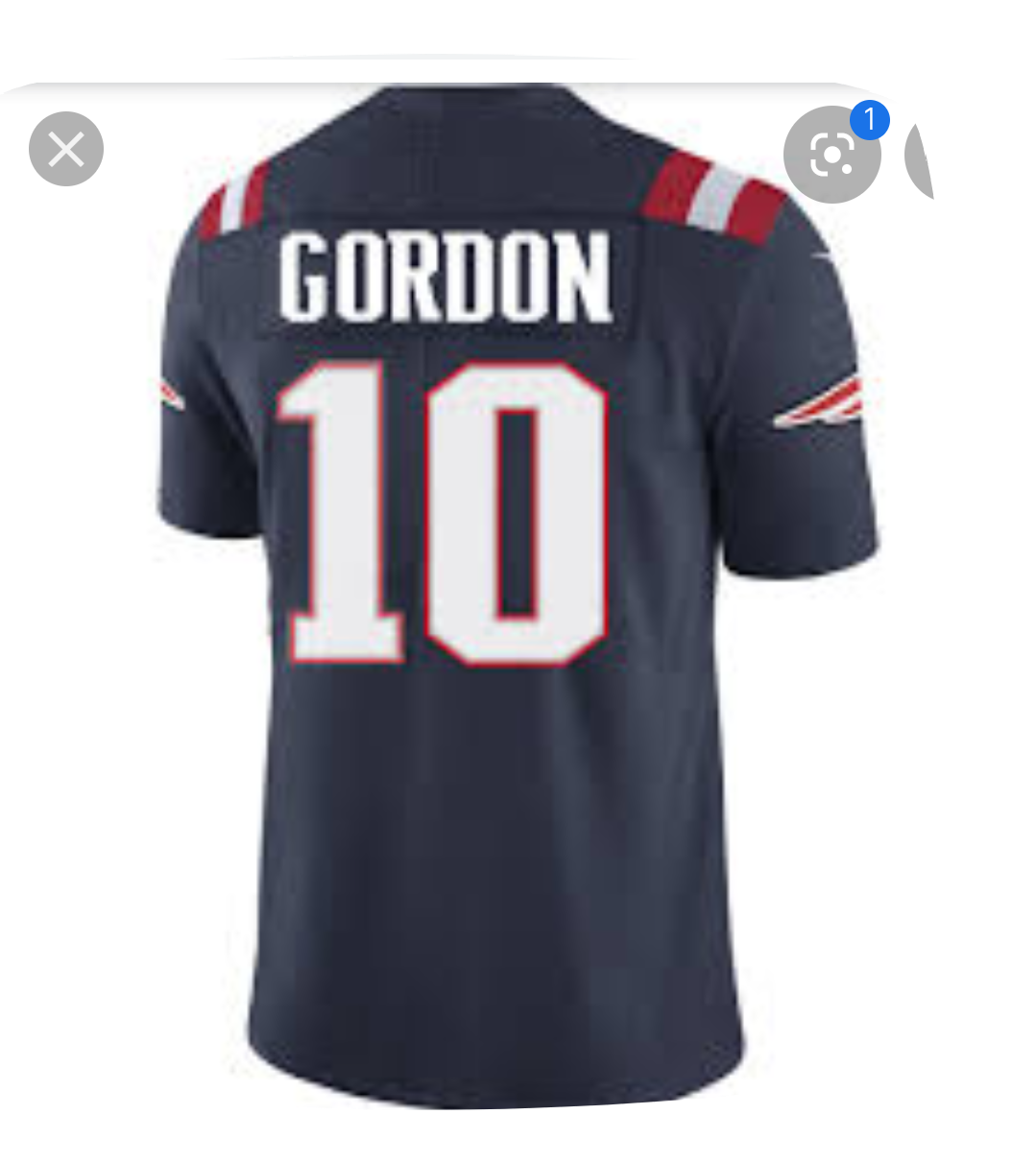 NFL New England Patriots #10 Gordon Blue Vapor Limited Jersey