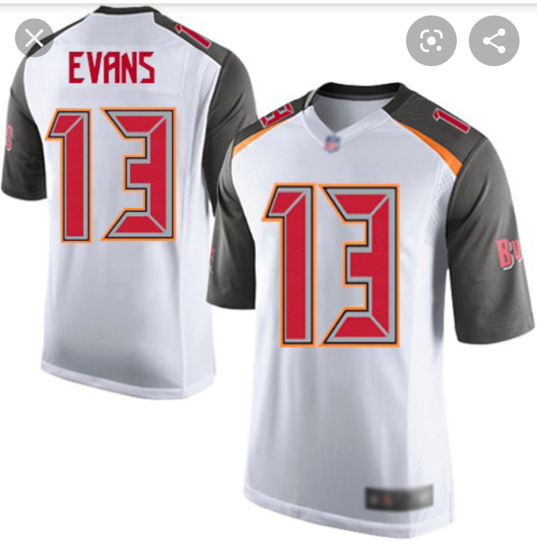 NFL Tampa Bay Buccaneers #12 Evans White Limited Jersey