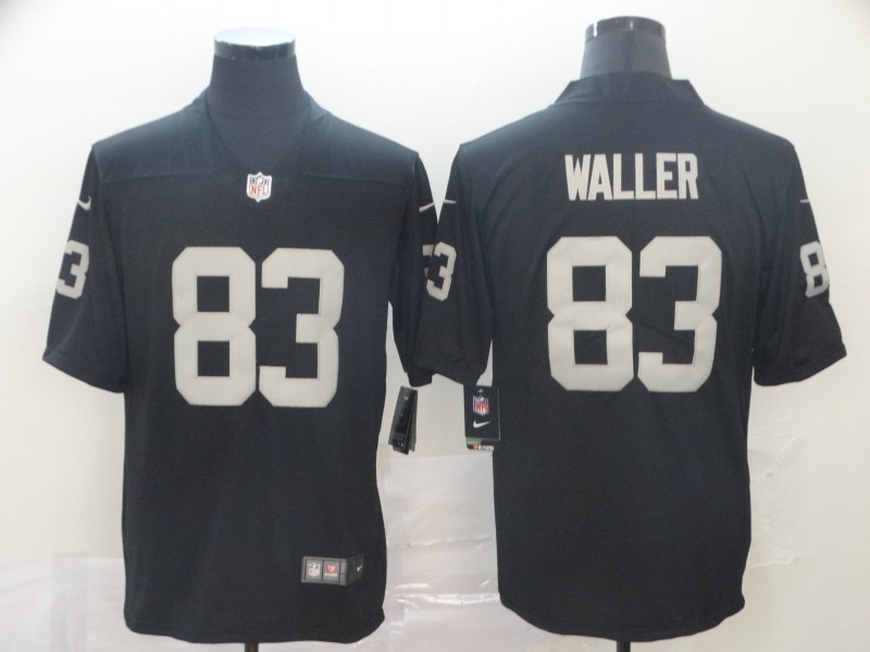 NFL Oakland Raiders #83 Waller Black Vapor Limited Jersey