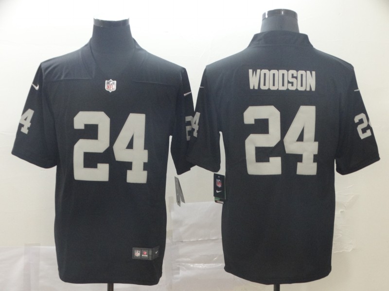 NFL Oakland Raiders #24 Woodson Black Vapor Limited Jersey