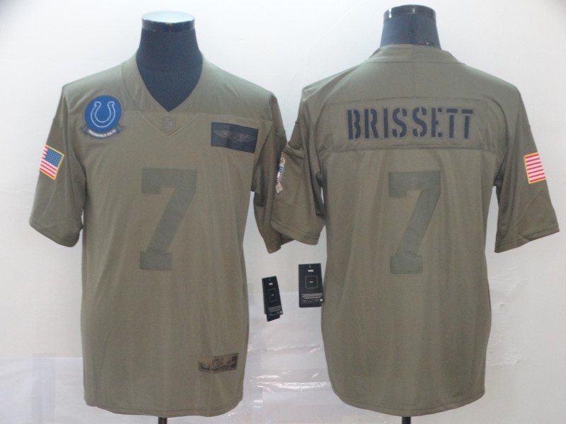 NFL Indianapolis Colts #7 Brissett Salute to Service Limited Jersey