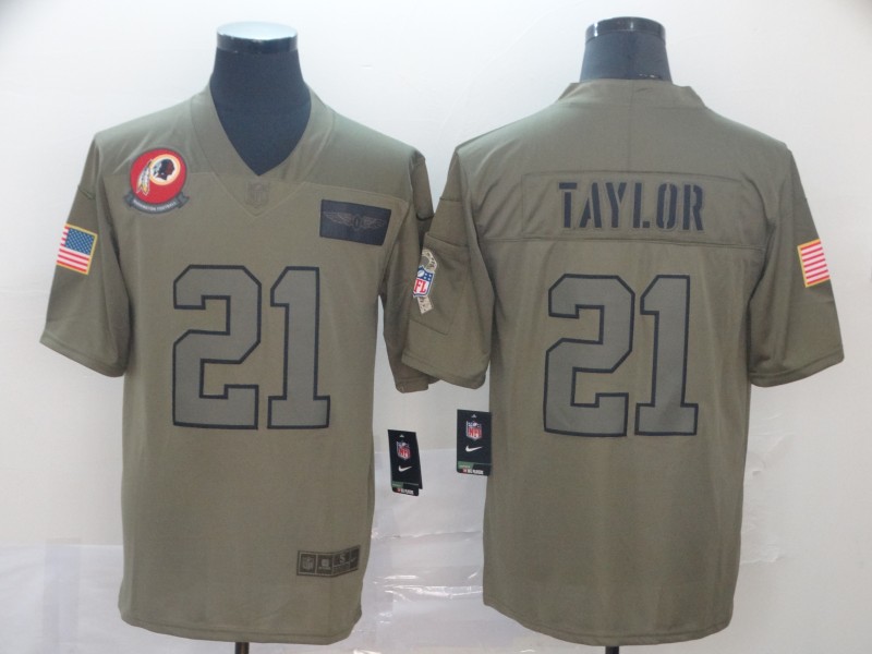 NFL Washington Redskins #21 Taylor Salute to Service Limited Jersey