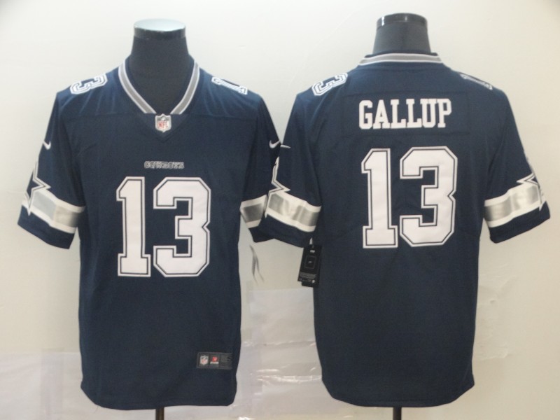 NFL Dallas Cowboys #13 Gallup Blue Vapor Limited Jersey