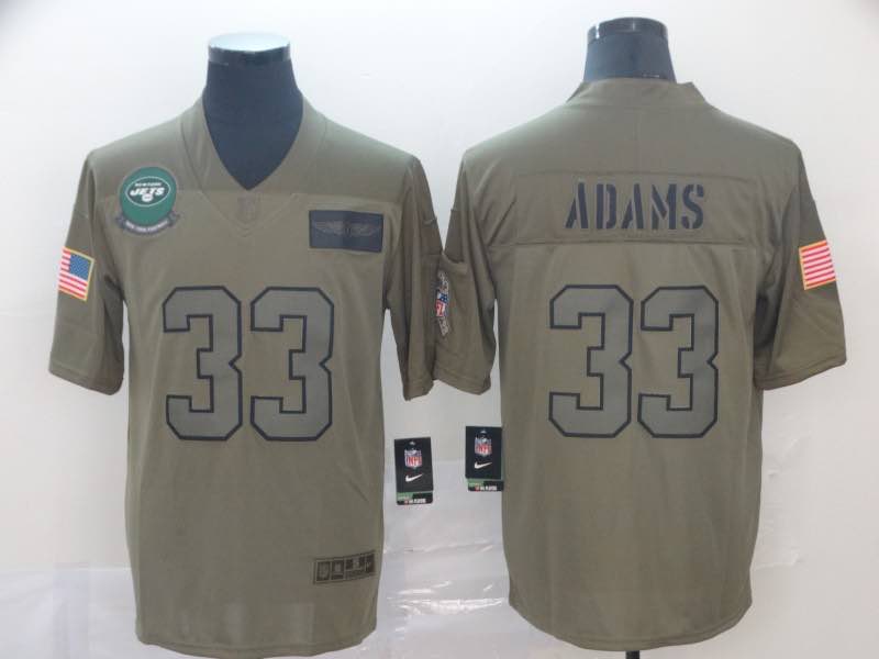 NFL New York Jets #33 Adams Salute to Service Limited Jersey