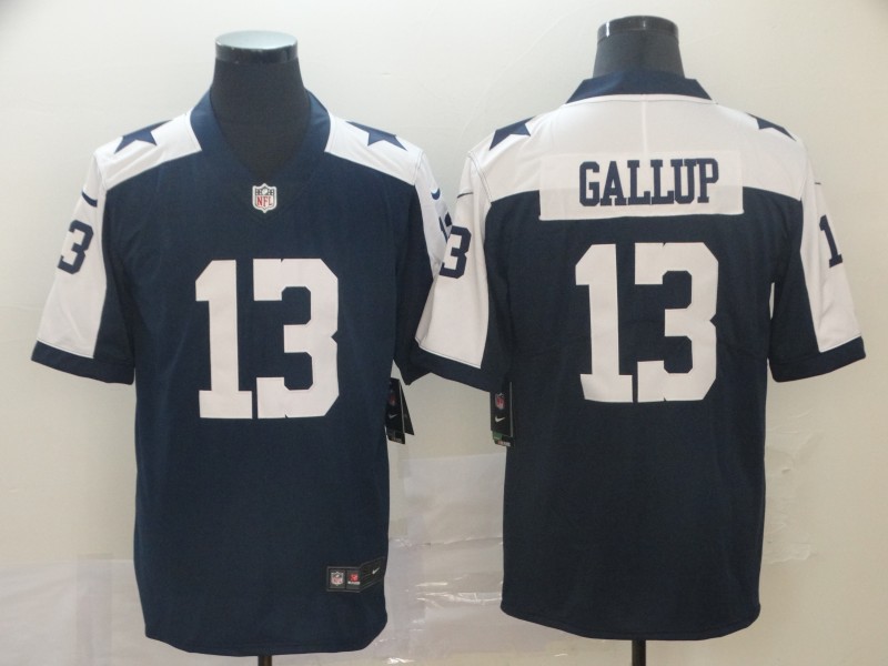 NFL Dallas Cowboys #13 Gallup Thanksgiving Vapor Limited Jersey