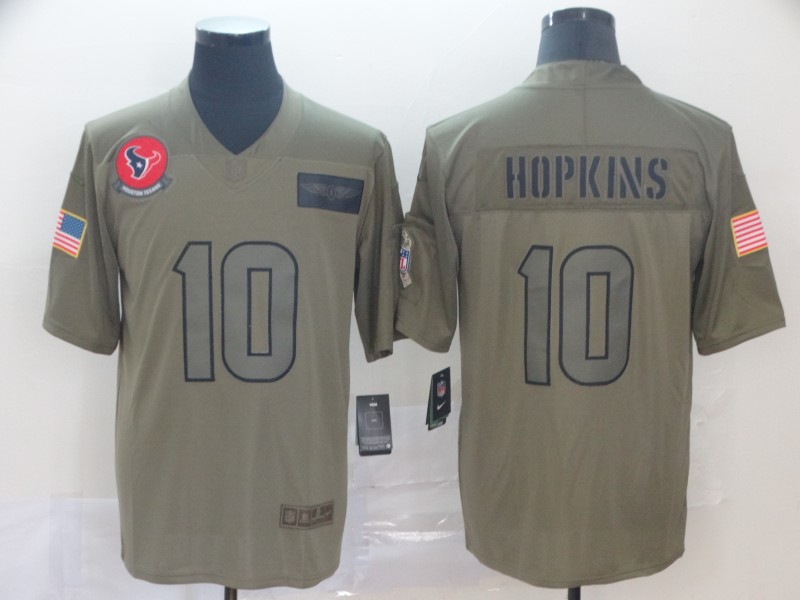NFL Houston Texans #10 Hopkins Salute to Service Limited Jersey