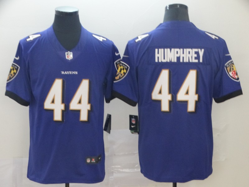 NFL Baltimore Ravens #44 Humphrey Vapor Limited Purple Jersey