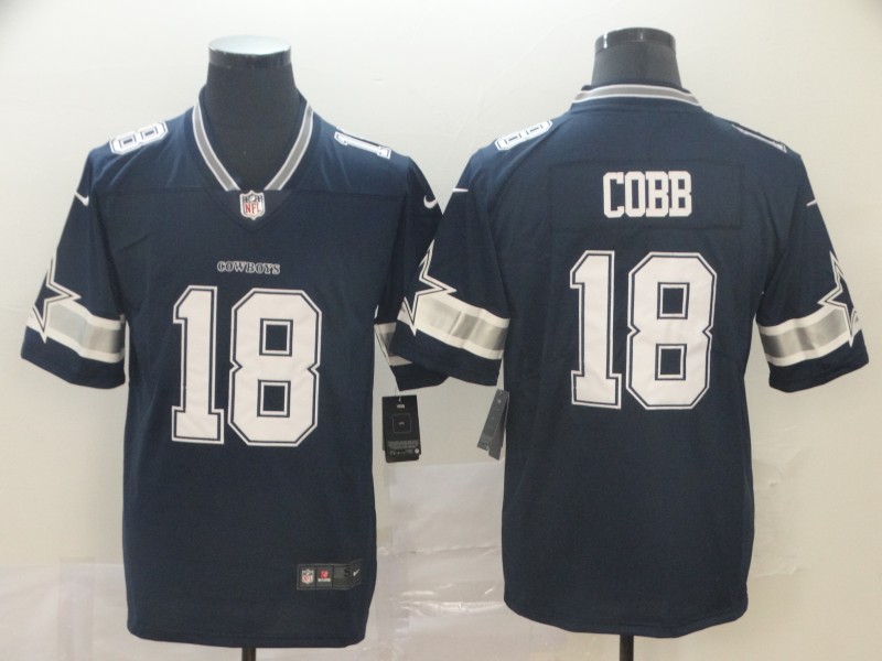 NFL Dallas Cowboys #18 Cobb Vapor Limited Blue Jersey