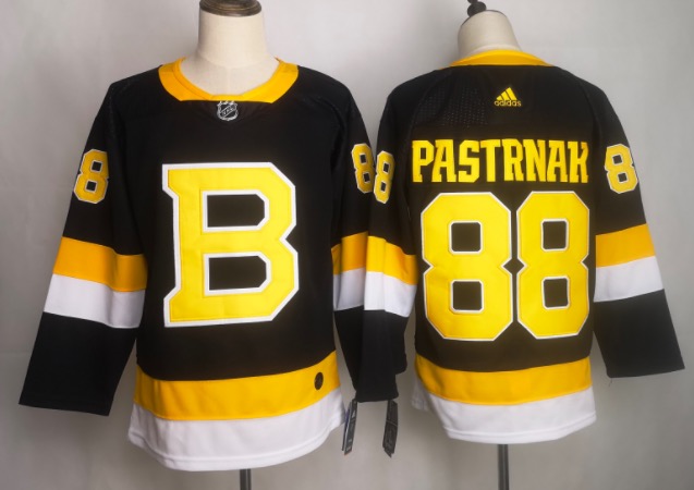 NHL Boston Bruins 88 Pastrnak Black Jersey