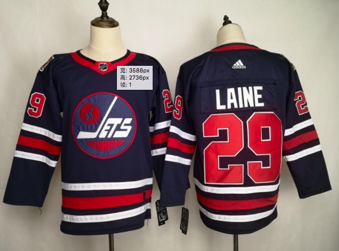 NHL Winnipeg Jets #29 Laine Blue Jersey
