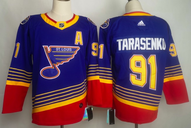 NHL St.Louis Blues #91 Tarasenko Blue Jersey