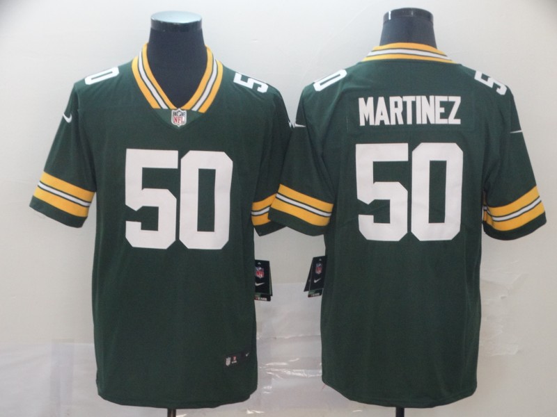 NFL Green Bay Packers #50 Martinez Vapor Limited Green Jersey