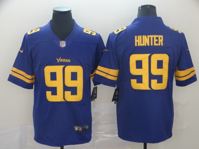 NFL Minnesota Vikings #99 Hunter Color Rush Limited Purple Jersey