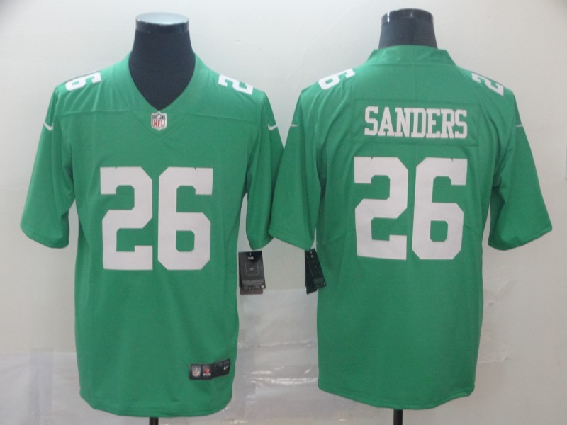 NFL Philadelphia Eagles #26 Sanders L.Green Vapor Limited Jersey