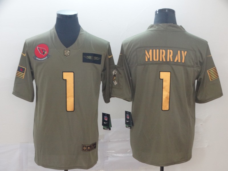 NFL Arizona Cardinals #1 Murray Salute to Service Limited Jersey