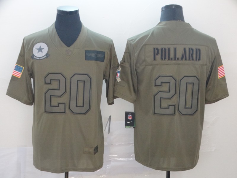 NFL Dallas Cowboys #20 Pollard Salute to Service Limited Jersey