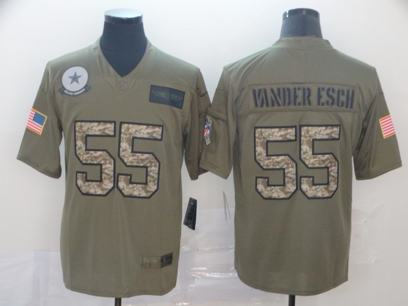 NFL Dallas Cowboys #55 Vander Esch Salute to Service Limited Jersey