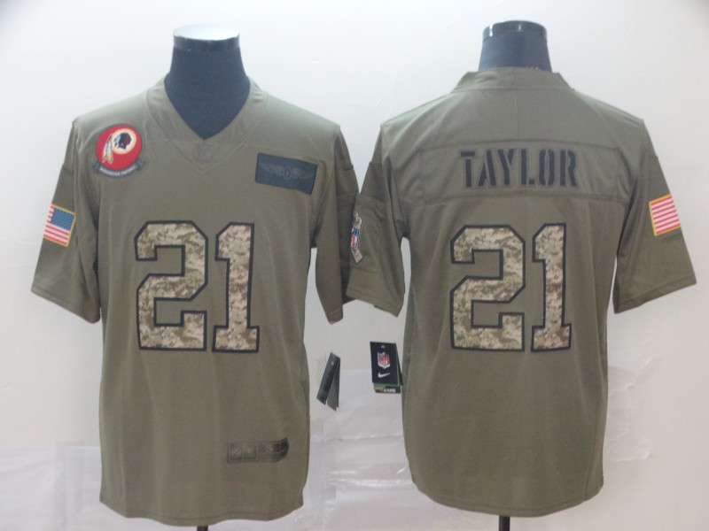 NFL Washington Redskins #21 Taylor Salute to Service Limited Jersey