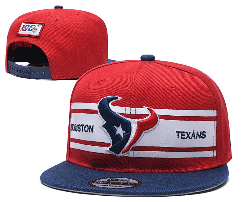 NFL Houston Texans Red Snapback Hats--YD