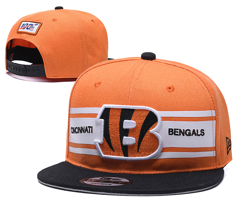 NFL Cincinati Bengals Orange Snapback Hats--YD