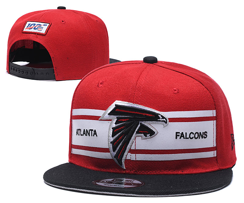 NFL Atlanta Falcons Red Snapback Hats--YD