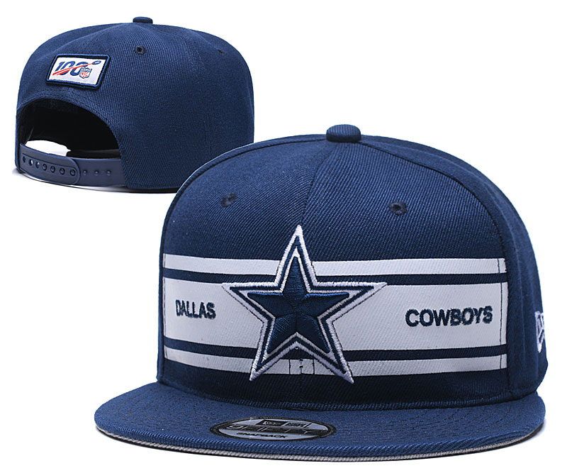 NFL Dallas Cowboys Blue Snapback Hats--YD