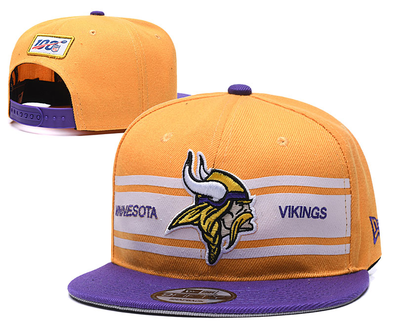 NFL Minnesota Vikings Snapback Hats--YD