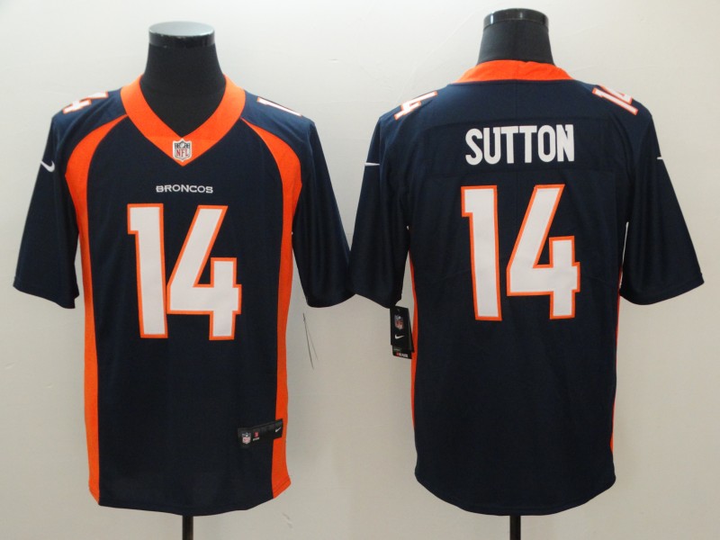 NFL Denver Broncos #14 Sutton Blue Vapor Limited Jersey