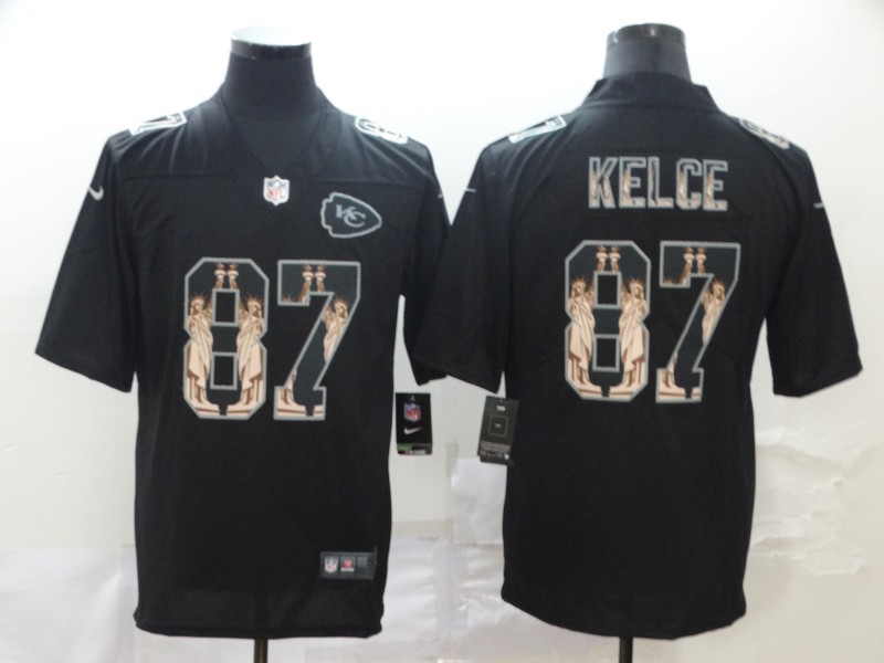 NFL Kansas City Chiefs #87 Kelce Black Jersey