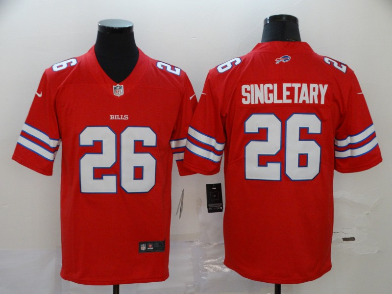 NFL Buffalo Bills #26 Singletary Red Vapor Limited Jersey