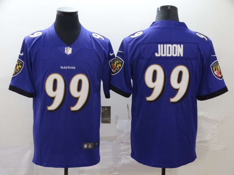 NFL Baltimore Ravens #99 Judon Purple Vapor Limited Jersey