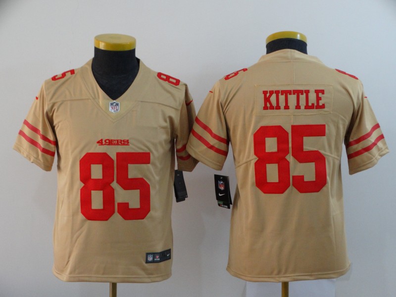 Kids NFL San Francisco 49ers #85 Kittle Inverted Limited Jersey