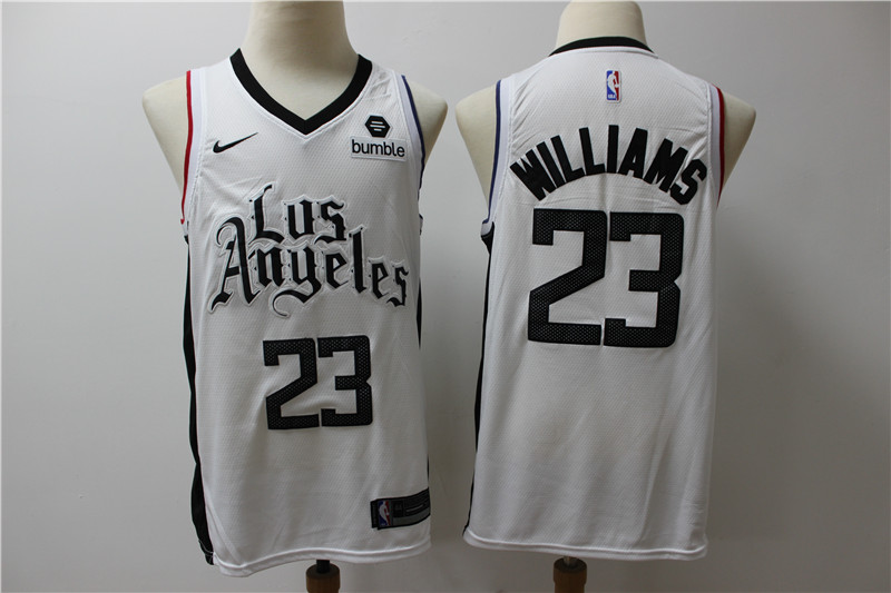 NBA Los Angeles Clippers #23 Williams White Jersey