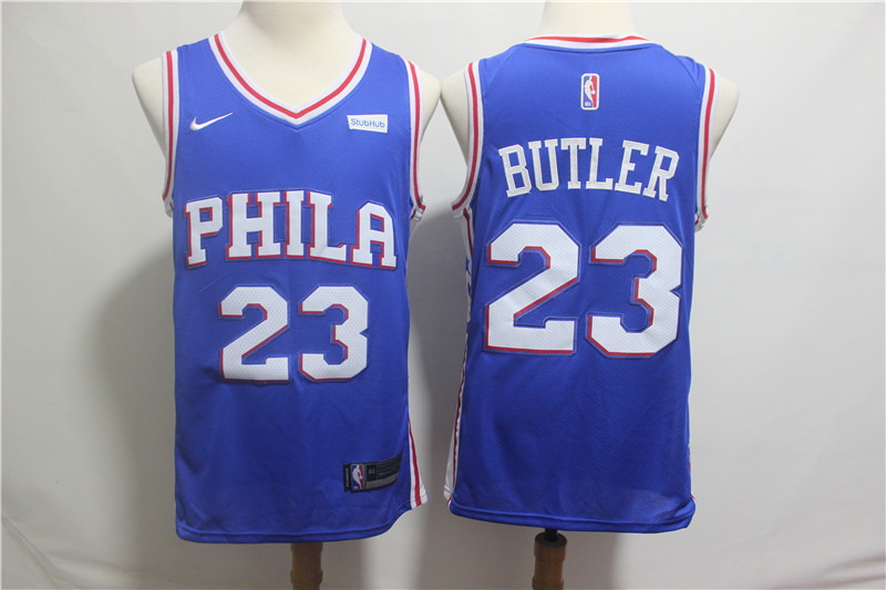 NBA Philadelphia 76ers #23 Butler Blue Jersey