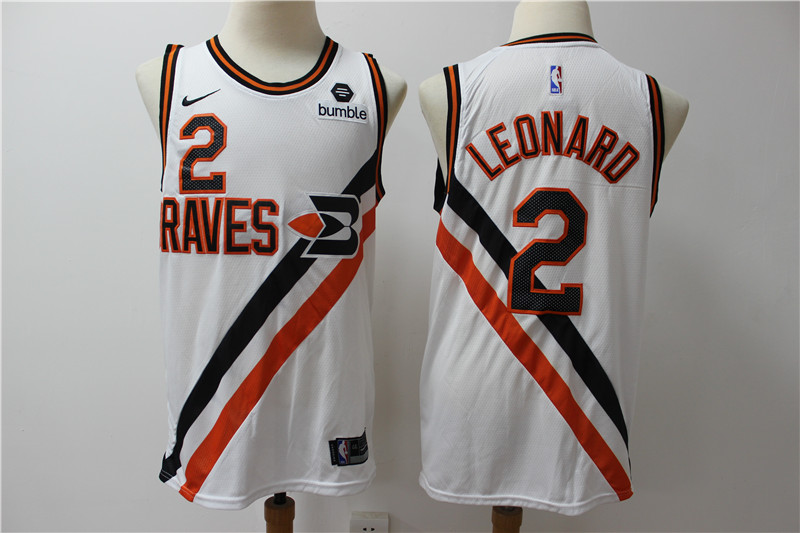 NBA Los Angeles Clippers #2 Leonard White Color Jersey