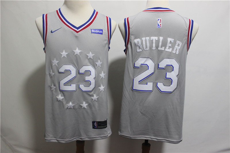 NBA Philadelphia 76ers #23 Butler Grey Color Jersey