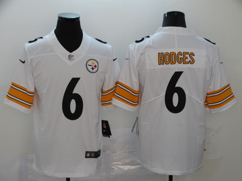 NFL Pittsburgh Steelers #6 Hodges Vapor Limited White Jersey