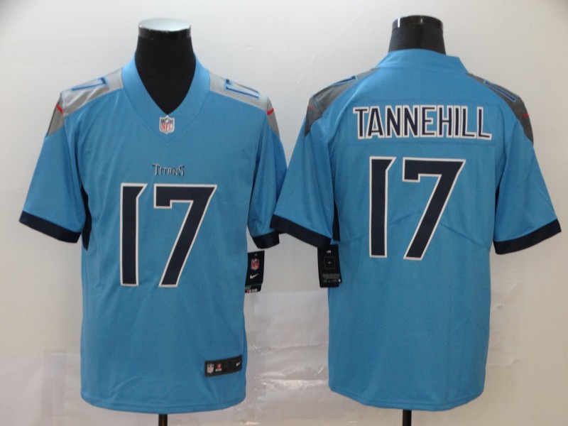 NFL Tennessee Titans #17 Tannehill Vapor Limited Blue Jersey