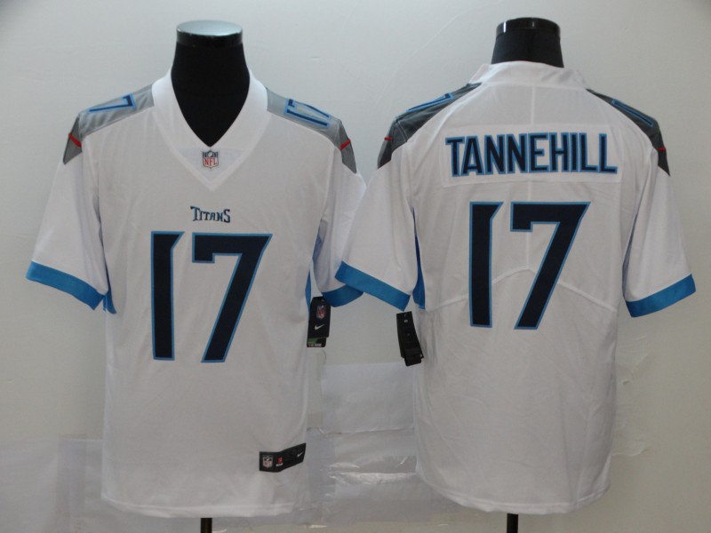NFL Tennessee Titans #17 Tannehill Vapor Limited White Jersey
