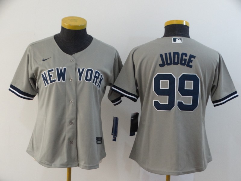 Nike MLB New York Yankees #99 Judge Grey Women Jersey