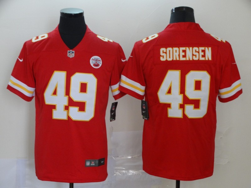 Nike NFL Kansas City Chiefs #49 Sorensen Vapor Limited Jersey
