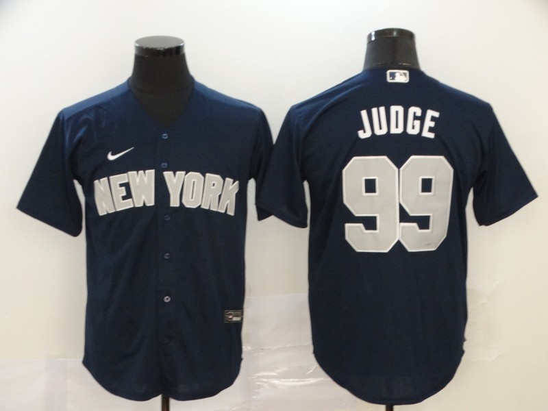 MLB New York Yankees #99 Judge Blue Elite Jersey