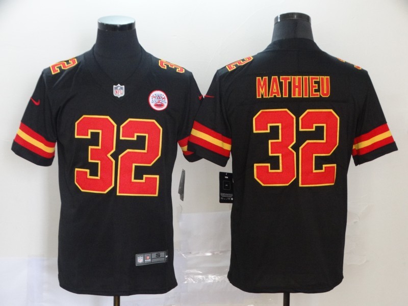 NFL Kansas City Chiefs #32 Mathieu Black Vapor Limited Jersey