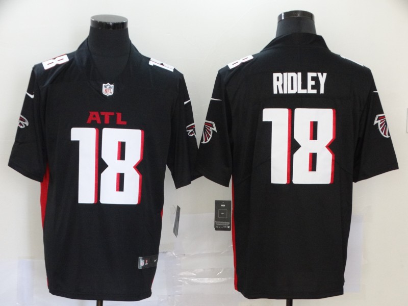 NFL Atlanta Falcons #18 Ridley Black Vapor Limited Jersey