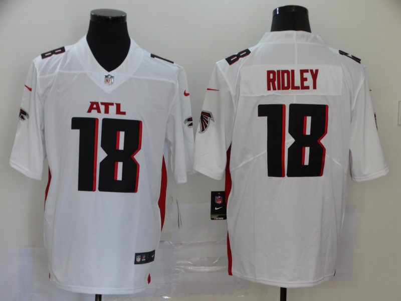 NFL Atlanta Falcons #18 Ridley White Vapor Limited Jersey