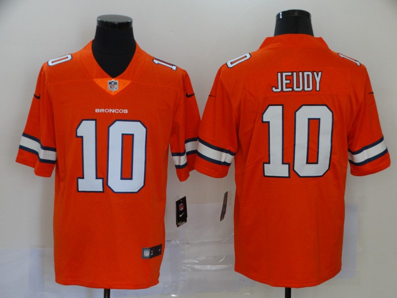 NFL Denver Broncos #10 Jeudy Orange Color Rush Limited Jersey
