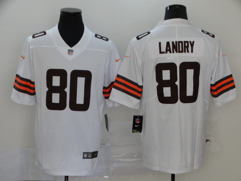 NFL Cleveland Rrowns #80 Landry White Vapor Limited Jersey