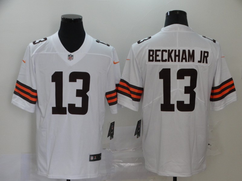 NFL Cleveland Browns #13 Beckham JR White Limited Jersey